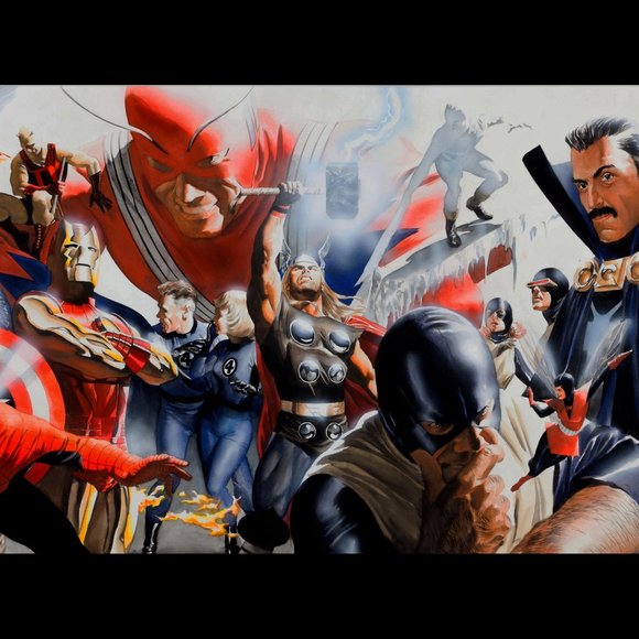Alex Ross Marvels wall hanging - Picture 2 of 2